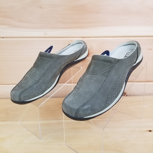 L.L. Bean Green Suede Clogs - Picture 4 of 7